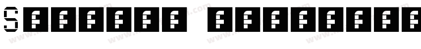 Spanosh blockylines Regular字体转换